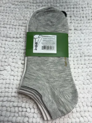 Kate Spade Low Cut Socks 3 Pair Set Snail Print Yellow Gray White NWT thumbnail 3