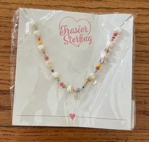 Fraiser Sterling Necklace Gold thumbnail 1