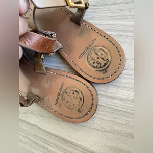 Tory Burch Tan Leather Sandals thumbnail 9