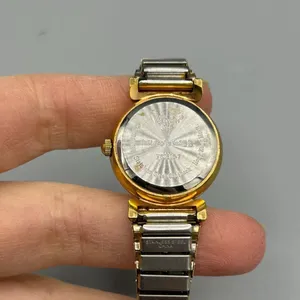 Valdawn Fluttering By To Say Hi Watch 2001 Gold Tone Stretch Needs Battery VTG thumbnail 12