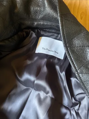 The Frankie Shop Nyland Faux Leather Padded Jacket thumbnail 4