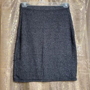 Abercrombie & Fitch gray viscose/elastane mini skirt, size XS thumbnail 4