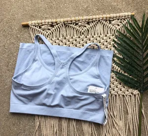 Lululemon NWT Ebb To Street Tank Top Size 12 - Blue Linen thumbnail 10