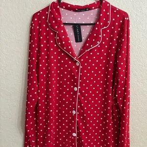 NWT Tart‎ red pajama top thumbnail 1
