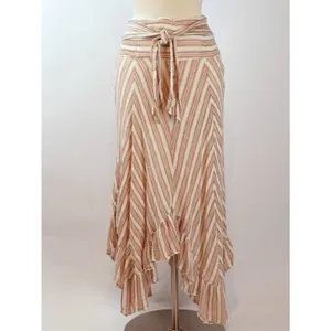 Free People Giselle Skirt/dress Ivory stripe Size Small thumbnail 6