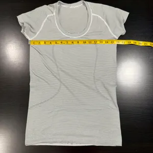 Women’s Lululemon White Swiftly Tech Hip Length Crew Neck Tee Size 6 thumbnail 5