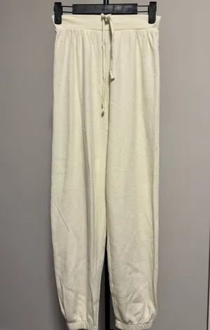 Skims cotton ribbed joggers thumbnail 1