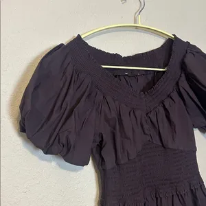 ALC Frank Adena Puff Sleeve Dress Medjool, Size 6 thumbnail 4