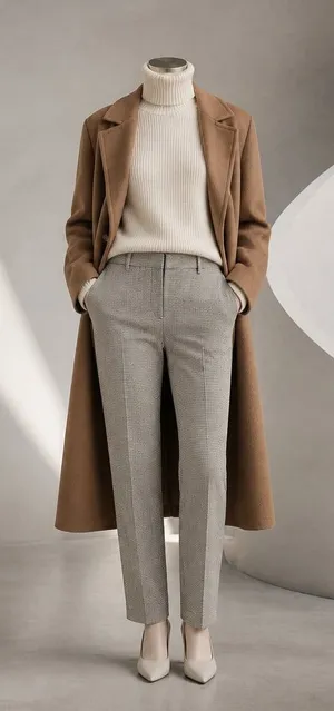 Theory Treeca K Stanza Knit Houndstooth Ankle Pants thumbnail 1