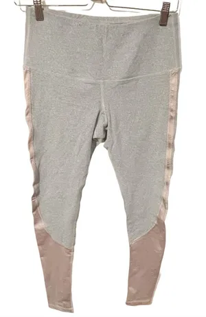 Splits59 Size Small Grey Colorblock Pink Mesh Athletic Leggings thumbnail 1