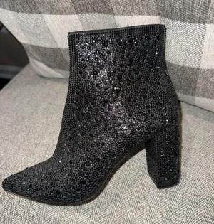 Betsey Johnson Boots Rhinestone thumbnail 3