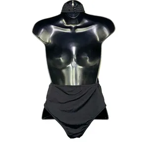 Kiki Riki Black‎ Lace High Neck Lace-Up Bodysuit Small NWOT Lingerie Festival thumbnail 2