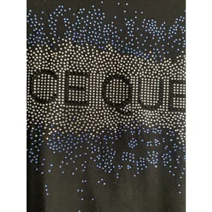 Disney‎ Frozen Broadway Ice Queen Graphic Tee Womens Size S Black Rhinestone NEW thumbnail 2