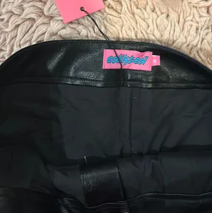 Edikted Black Leather Skirt thumbnail 2