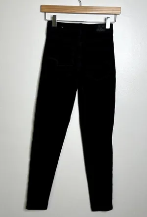 American Eagle Black High Waist Skinny Jeans thumbnail 3
