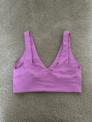 Pink lululemon sports bra thumbnail 2