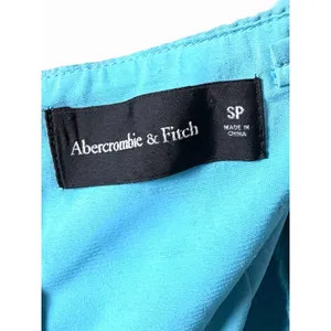 Womens Abercrombie & Fitch Off-The-Shoulder Ruched Midi Dress BLUE SMALL thumbnail 11