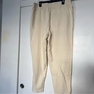 Marine Layer Elle Crop Pants Cotton Ivory thumbnail 6