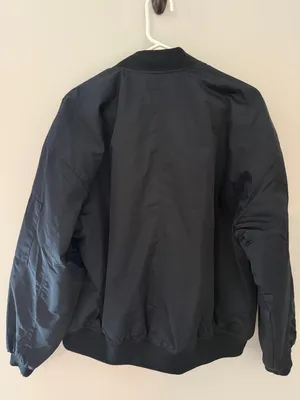Abercrombie Black Insulated Bomber Jacket Women’s M Water Resistant thumbnail 8