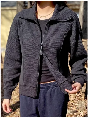 CALIA by Carrie Underwood Black Elevate Full Zip Sweatshirt Jacket Small thumbnail 1