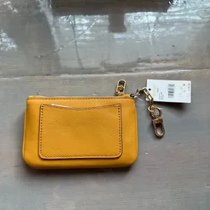 Michael Kors Parker Marigold Leather Zip Card Case Wristlet Wallet NWT thumbnail 7