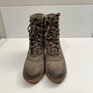 Sorel Lexie Waterproof Leather Wedge Boot Size 8.5 US thumbnail 6
