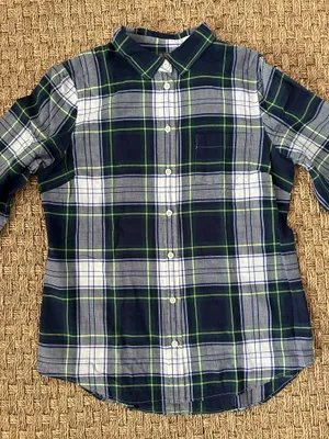 J.CREW Women’s Size S Plaid Long Sleeve Button-Up Cotton Point Collar Shirt thumbnail 8