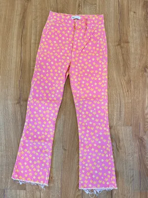 Zara Patterned Jean flare thumbnail 5