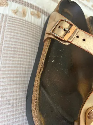 Birkenstock Rose Gold Gizeh platform sandals thumbnail 4