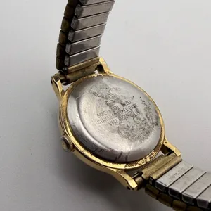 Vintage Lorus Quartz Gold Tone Ladies Watch Small Second Working New Battery thumbnail 4
