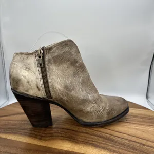 Freebird by Steven Detroit Ankle Boots Bootie‎ Distressed Brown Boho Women's 10 thumbnail 5