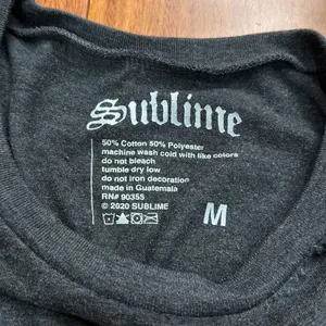 Sublime Black Flaming Sun‎ Long Beach, CA band Graphic T-Shirt Women's Size M thumbnail 3