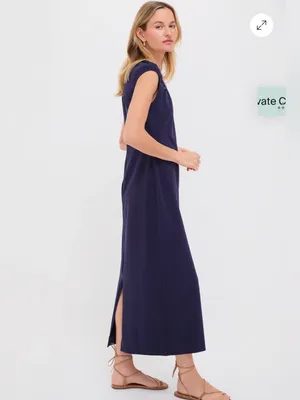 New With Tags Tuckernuck Pomander Place Navy Paula Knit Dress Sz S thumbnail 3