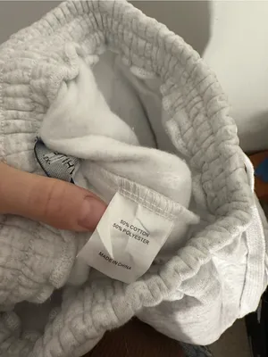 White Fox Boutique season 7 sweatpants marl grey extra small thumbnail 5