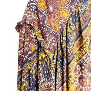 Free People Little Runaway Medallion Print Top Size M thumbnail 9