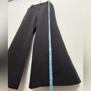 women’s Black High Rise Wide Leg Pants | Minimalist Workwear Small New (A459)✨ thumbnail 4