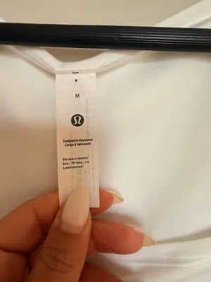 Lululemon Wundermost Ultra-Soft Nulu Square-Neck Sleeveless Bodysuit White - M thumbnail 5