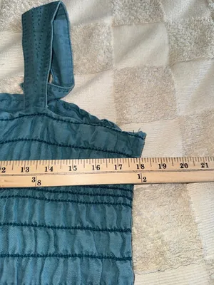 Anthropologie Maeve‎ Carlie Smocked Dress size Small thumbnail 2