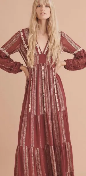 Blaise Embroidered Lace Maxi by Verb thumbnail 1