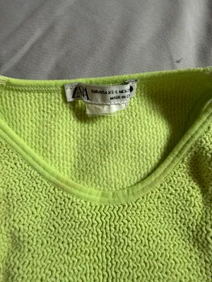 Zara green tank  thumbnail 2