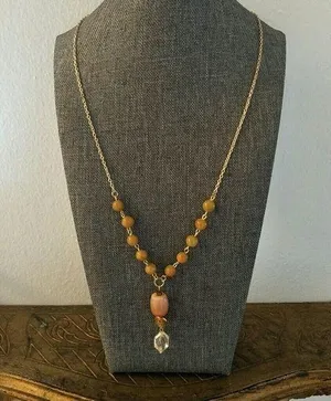 Agate & Jade Necklace thumbnail 1