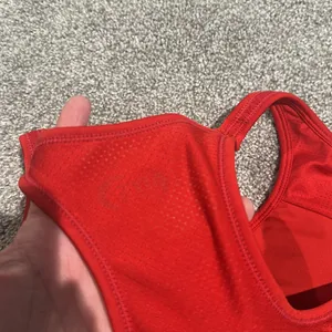 ZYIA Active Red Racerback Sports Bra‎ size Large thumbnail 5