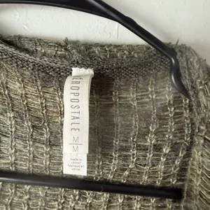 Aeropostale Women‎ Camouflage Print Waterfall Cardigan Sweater Size Medium thumbnail 4