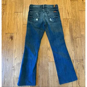 7 for all Mankind low rise bootcut jeans size 26 thumbnail 7