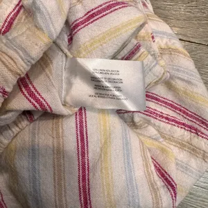 GAP Striped Shorts Womens Linen Size Small S‎ Elastic Waist Casual thumbnail 4