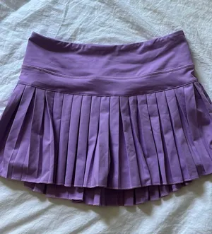 Gold Hinge Tennis Skirt Pleated Lilac thumbnail 2