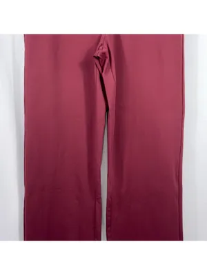 Halara Burgundy Button Front Wide Leg Pants Red Size undefined thumbnail 3