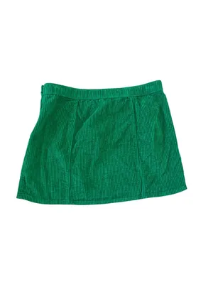 AERIE Women's Green Corduroy Pull On Skirt Size XS thumbnail 2