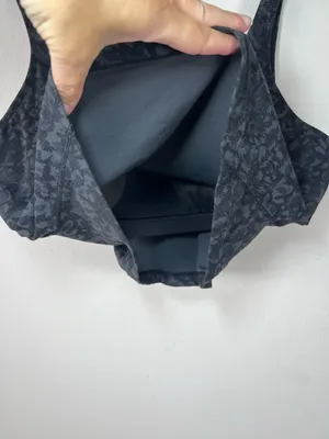 Lululemon Align Tank Top Wild Thing Camo Black Nulu Cropped Built-in Bra Yoga 12 thumbnail 7