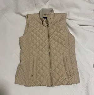 Blue Rain Tan Quilted Vest thumbnail 1
